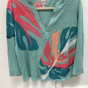 NIC+ZOE Linen Blend Sweater - S - EUC!!!